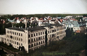 Rok 1916- podczas Wielkiej Wojny interes podupadł, ale sanatorium nadal prezentowało się okazale!