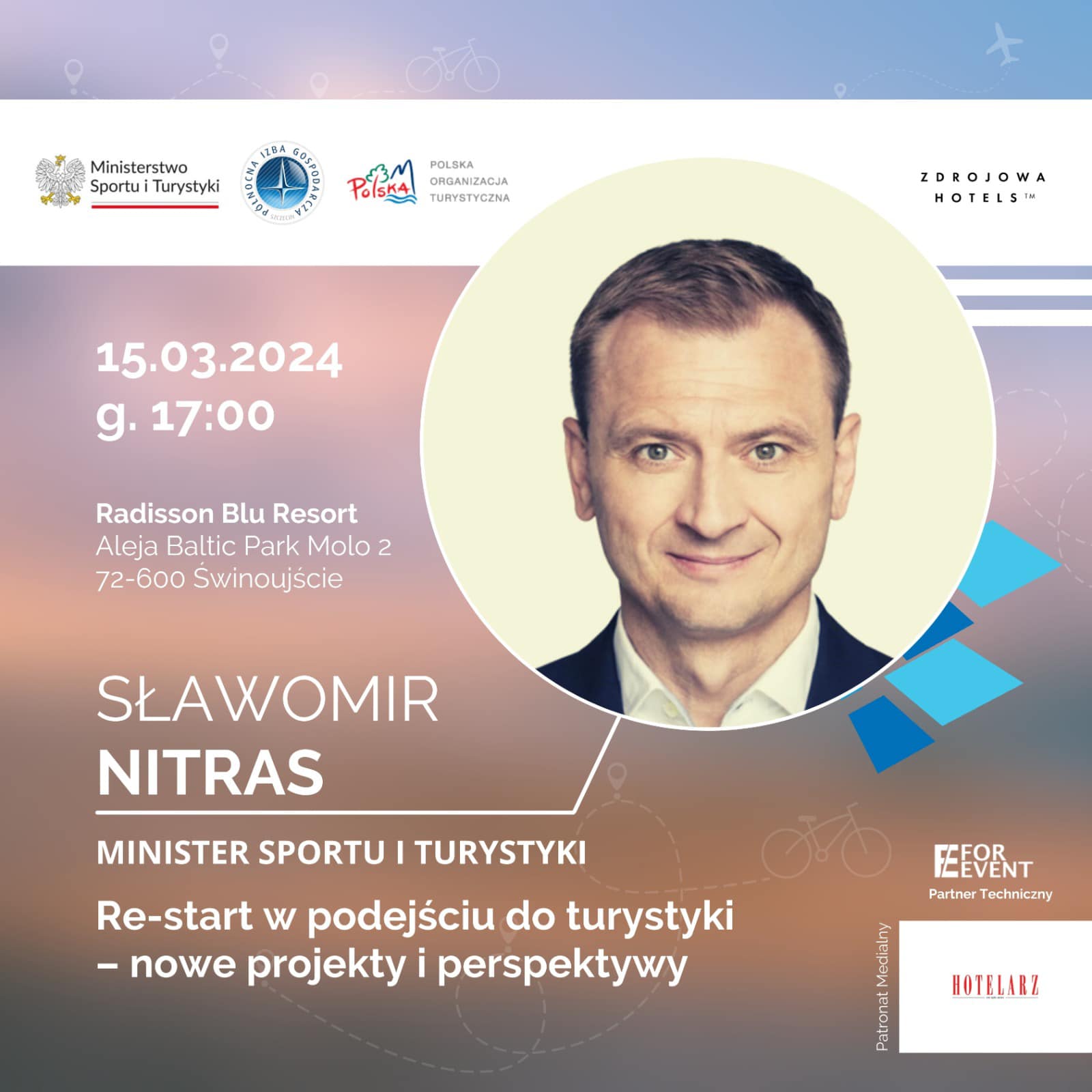 O zmianach w turystyce porozmawiają w Świnoujściu. Minister Sławomir Nitras ma plan