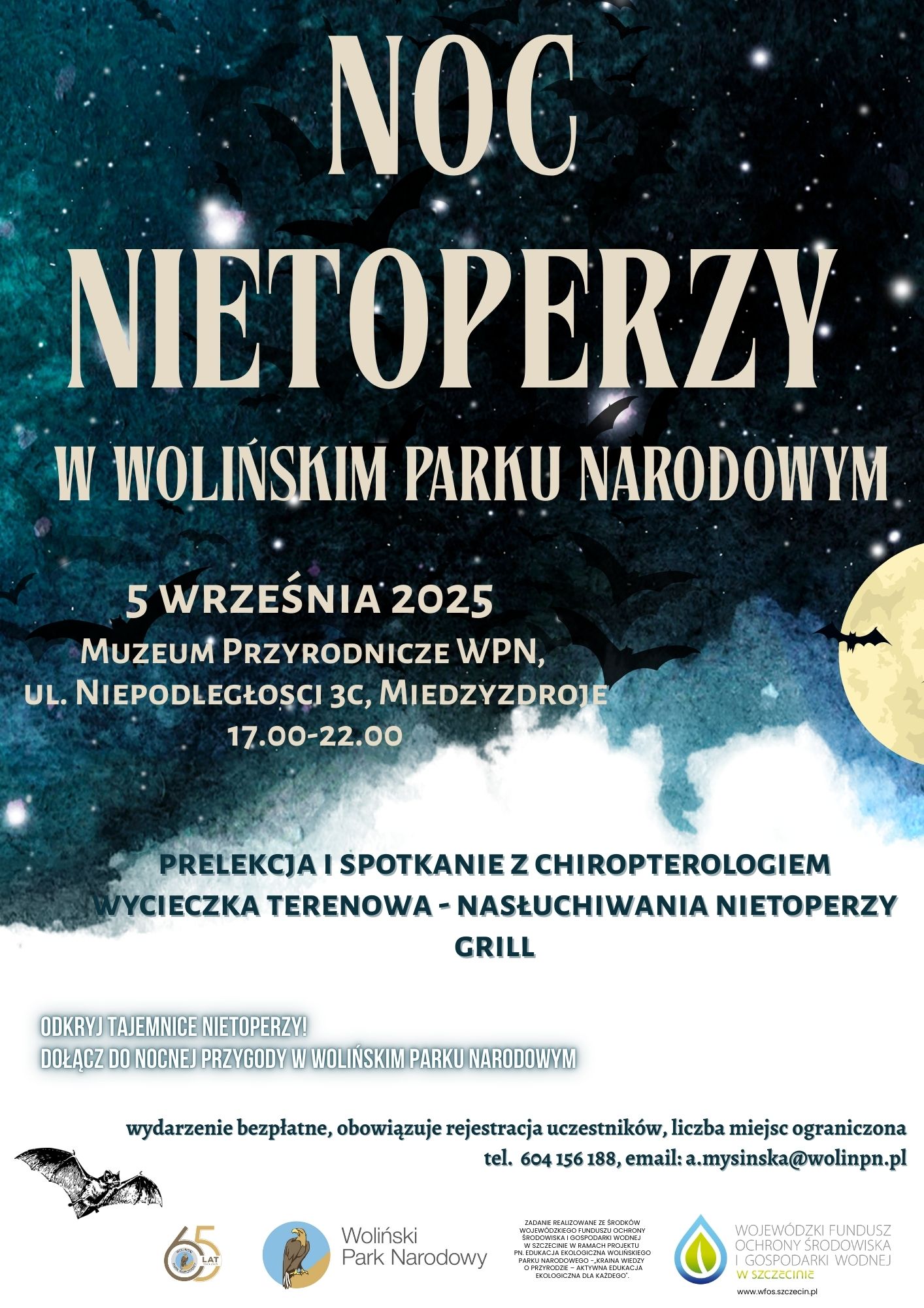 Noc Nietoperzy w Wolińskim Parku Narodowym – wyjątkowa noc pełna przygód i edukacji