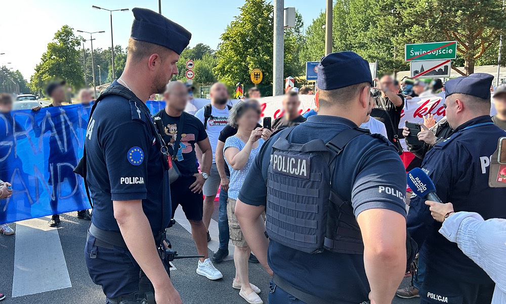 Akt oskarżenia wobec 26-latka po incydencie na granicy w Świnoujściu