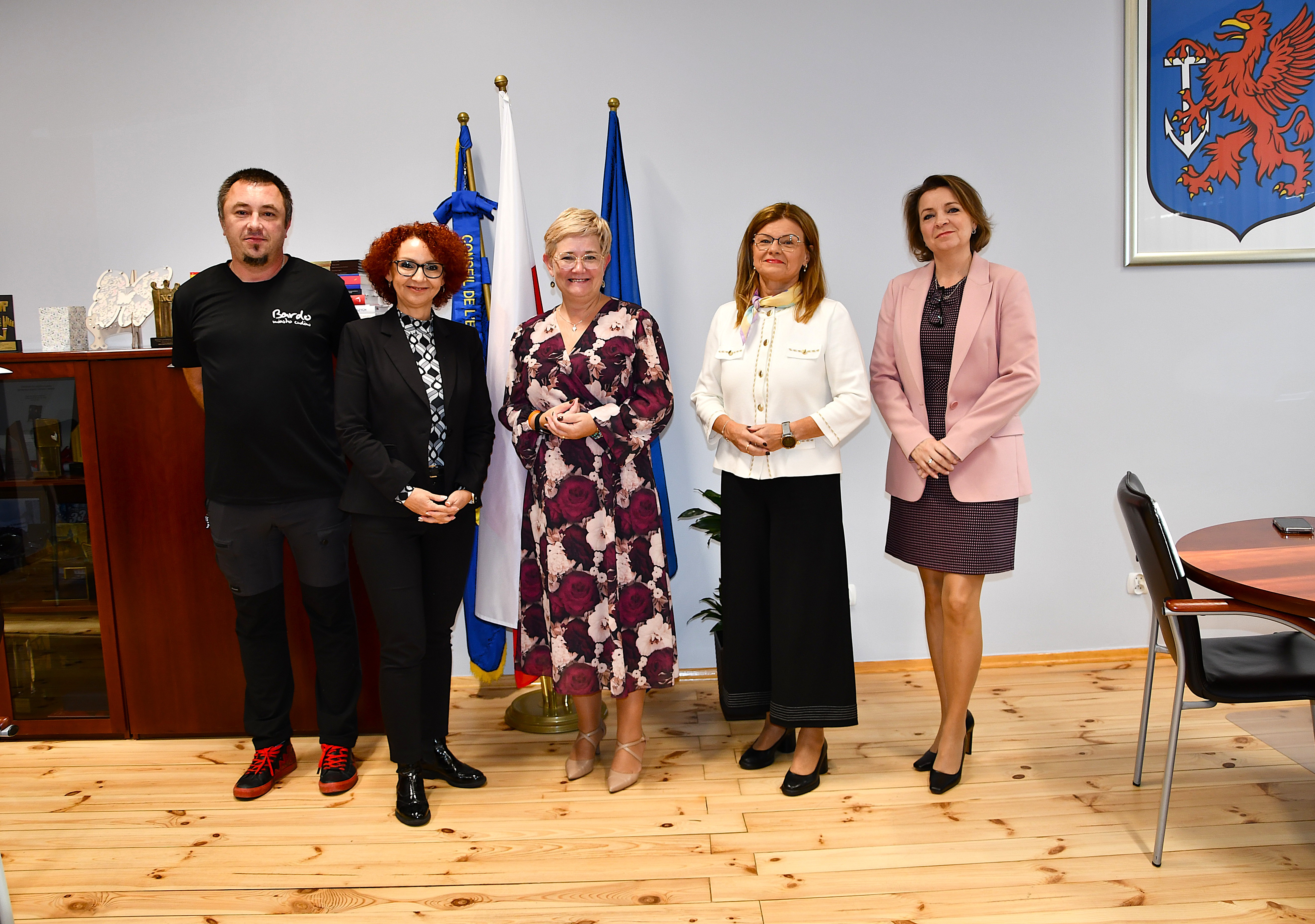 Burmistrz Barda podziękowała władzom Świnoujścia za wsparcie po powodzi Zdjęcie kontaktu