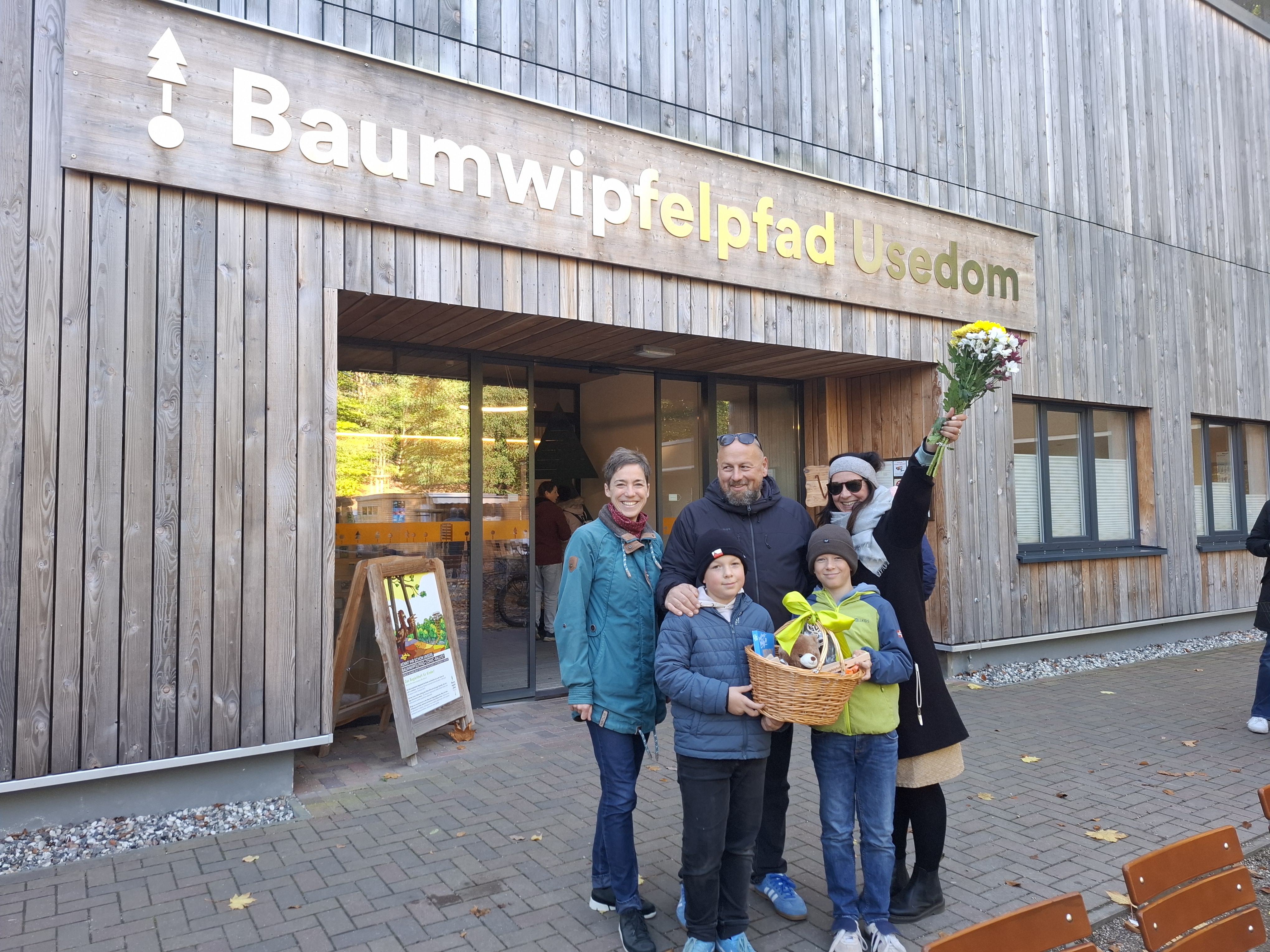 Milionowy gość na Uznamskiej Ścieżce w Koronach Drzew