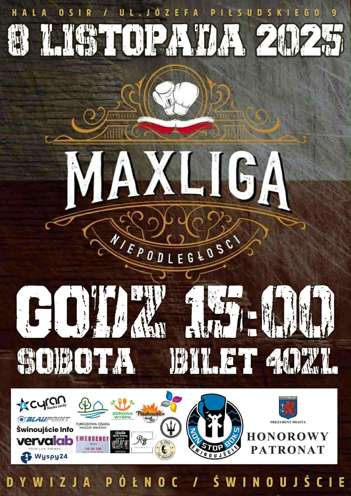 Max Liga debiutuje w Świnoujściu. Wielkie bokserskie emocje już 8 listopada