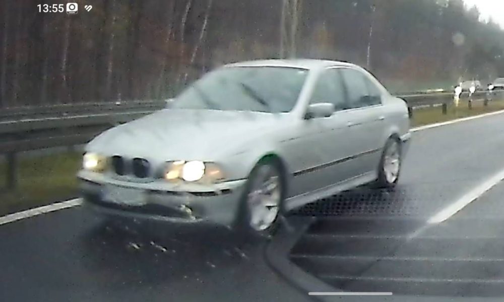 Auto pod prąd na S3. Policja szuka świadków niebezpiecznego zdarzenia