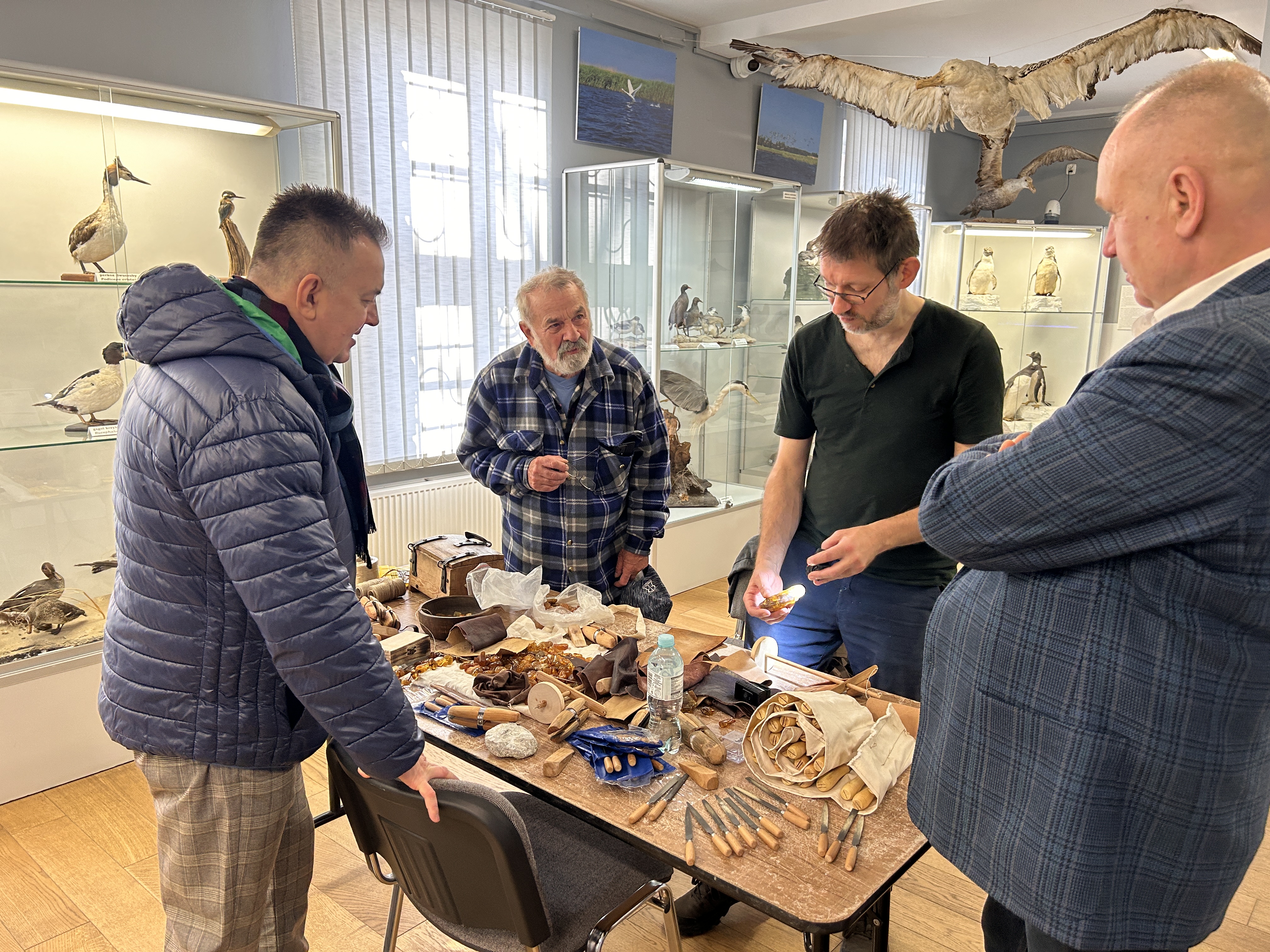 Warsztaty bursztynnicze w Świnoujściu. Wewnątrz bryły odkryto pradawną ćmę