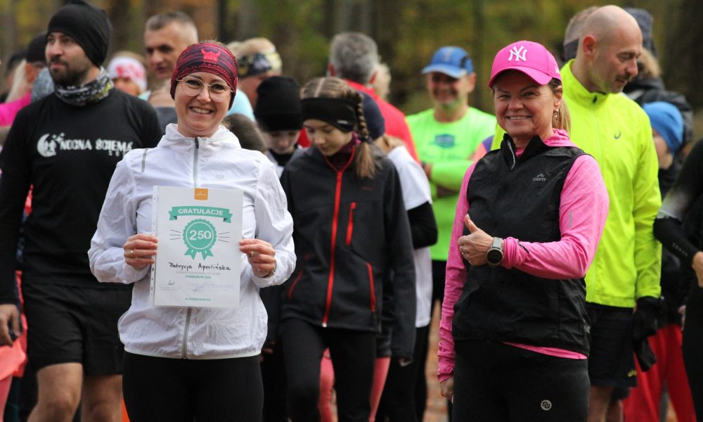 250. parkanów Patrycji na 425. parkrunie