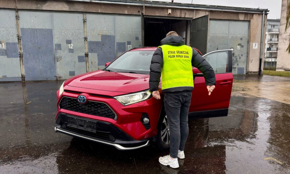 Skradziona w Norwegii Toyota odzyskana w Świnoujściu. Kierowca zatrzymany