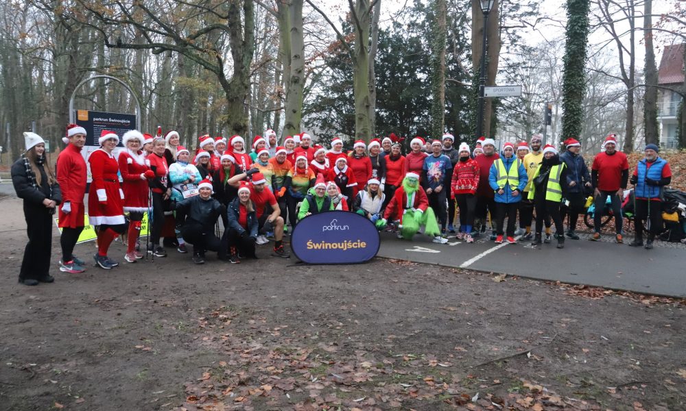 Mikołajkowe psoty na 5 km, czyli parkrun nr 427