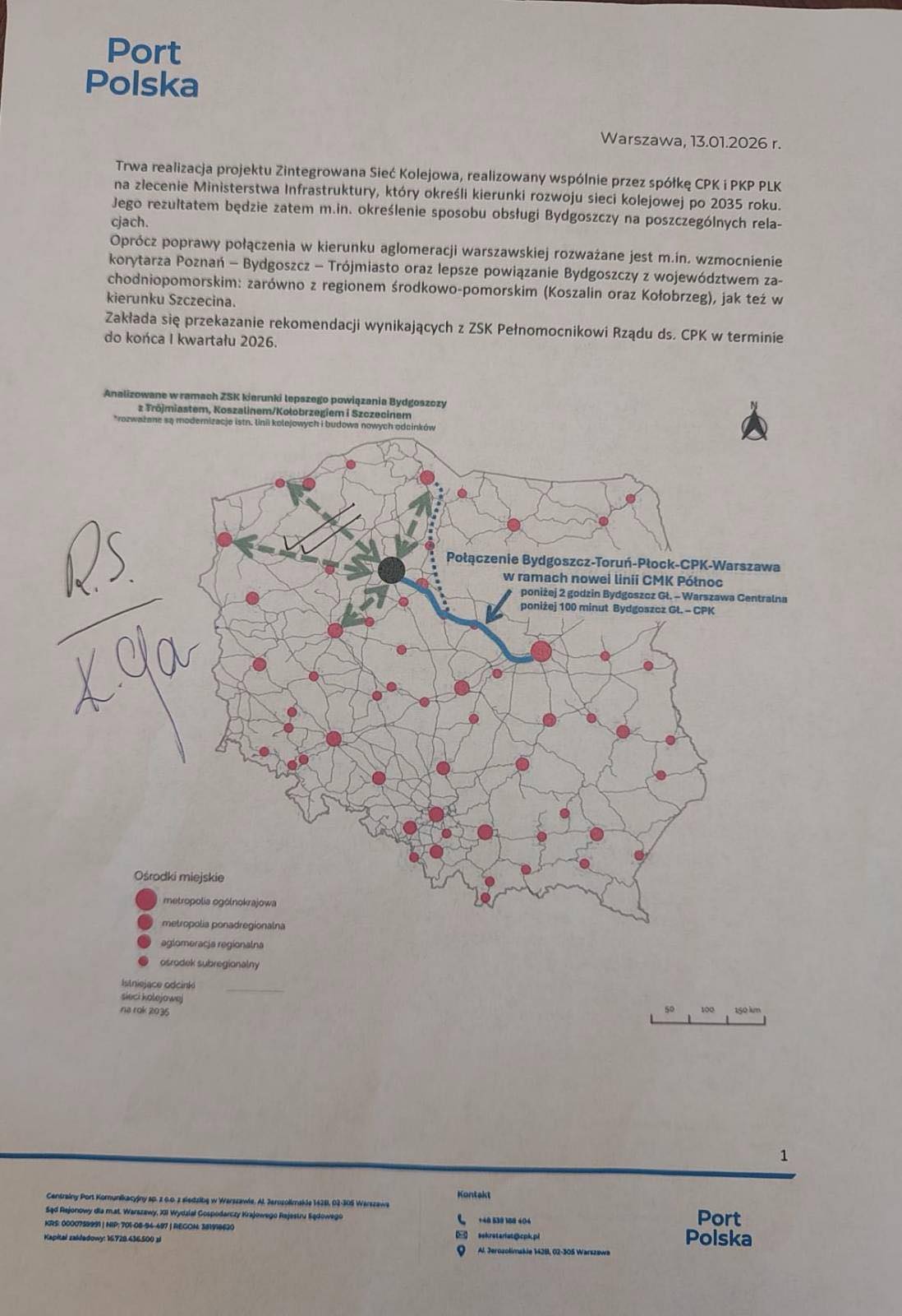 Szybka kolej dojedzie do Świnoujścia? Strategiczne miasto coraz wyraźniej na kolejowej mapie państwa