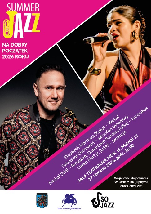 Jazzowy początek roku w MDK. Artyści z Polski i USA na jednej scenie