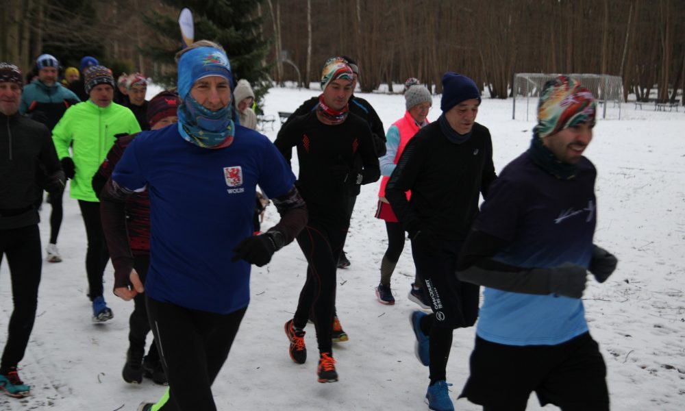 Zimowa aura na 434. parkrunie