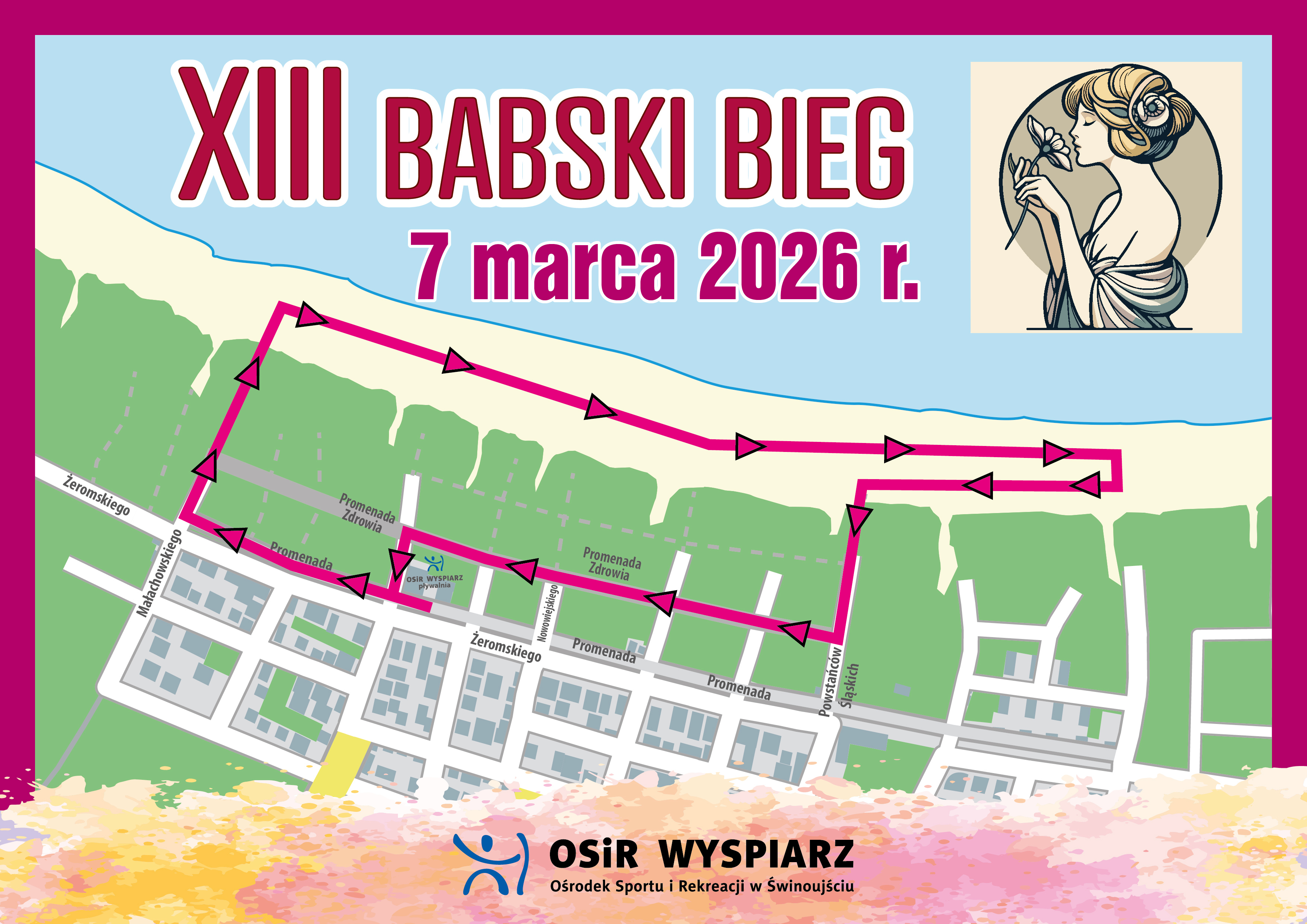 XIII Babski Bieg w Świnoujściu. Aktywne świętowanie Dnia Kobiet 