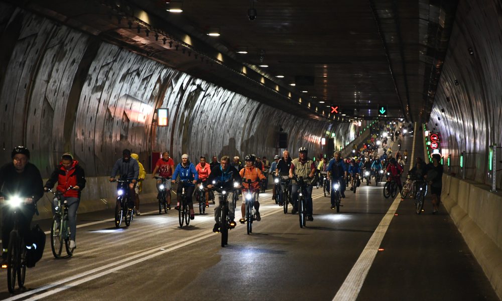 Rowerzyści przejadą przez tunel w Świnoujściu. W niedzielę możliwe krótkie utrudnienia