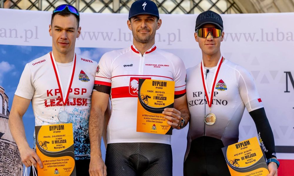 Złoto dla strażaka ze Świnoujścia. Asp. Marek Szczygieł najlepszy w Polsce