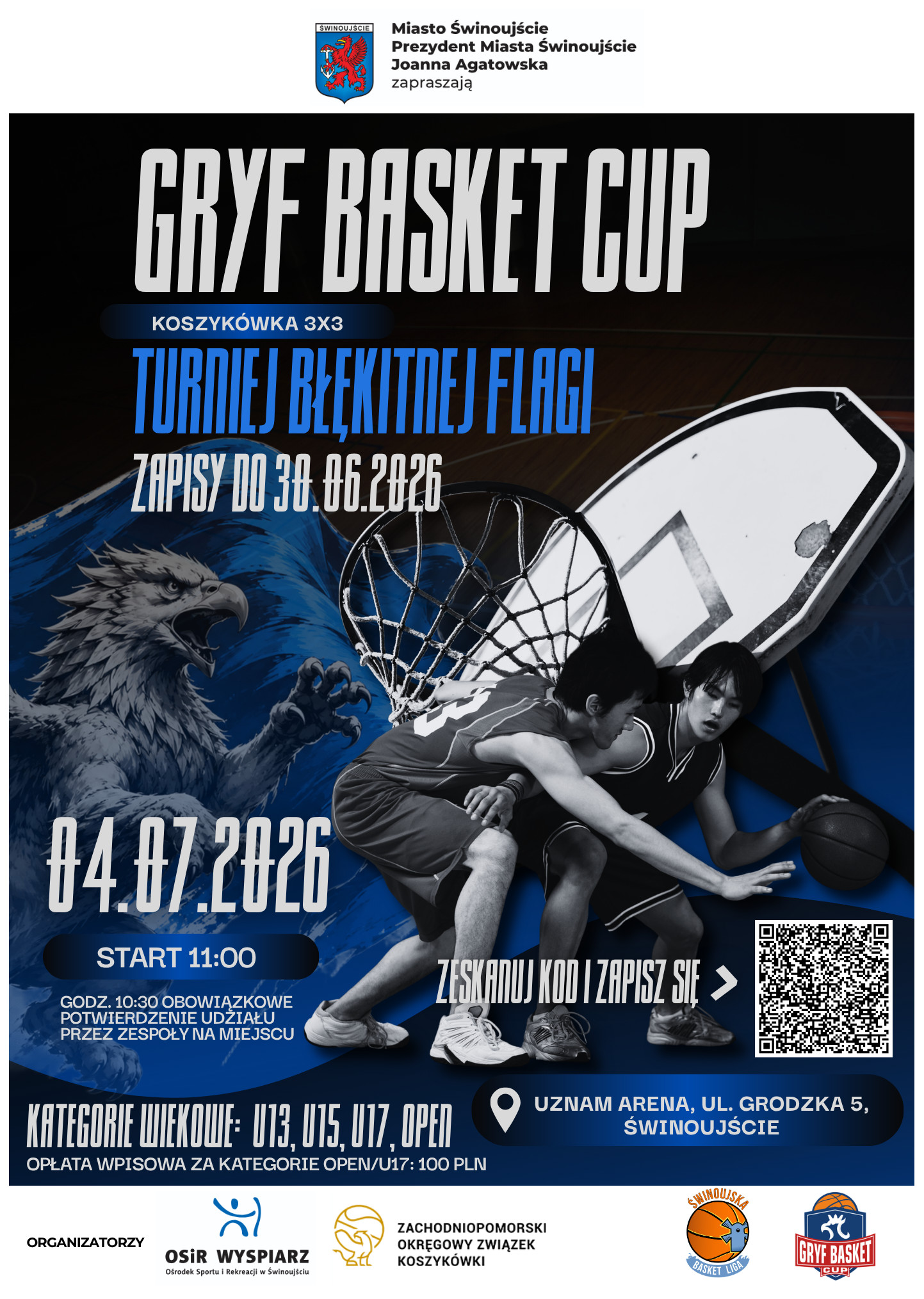 Świnoujście po raz kolejny będzie gospodarzem koszykarskich zmagań 3×3.