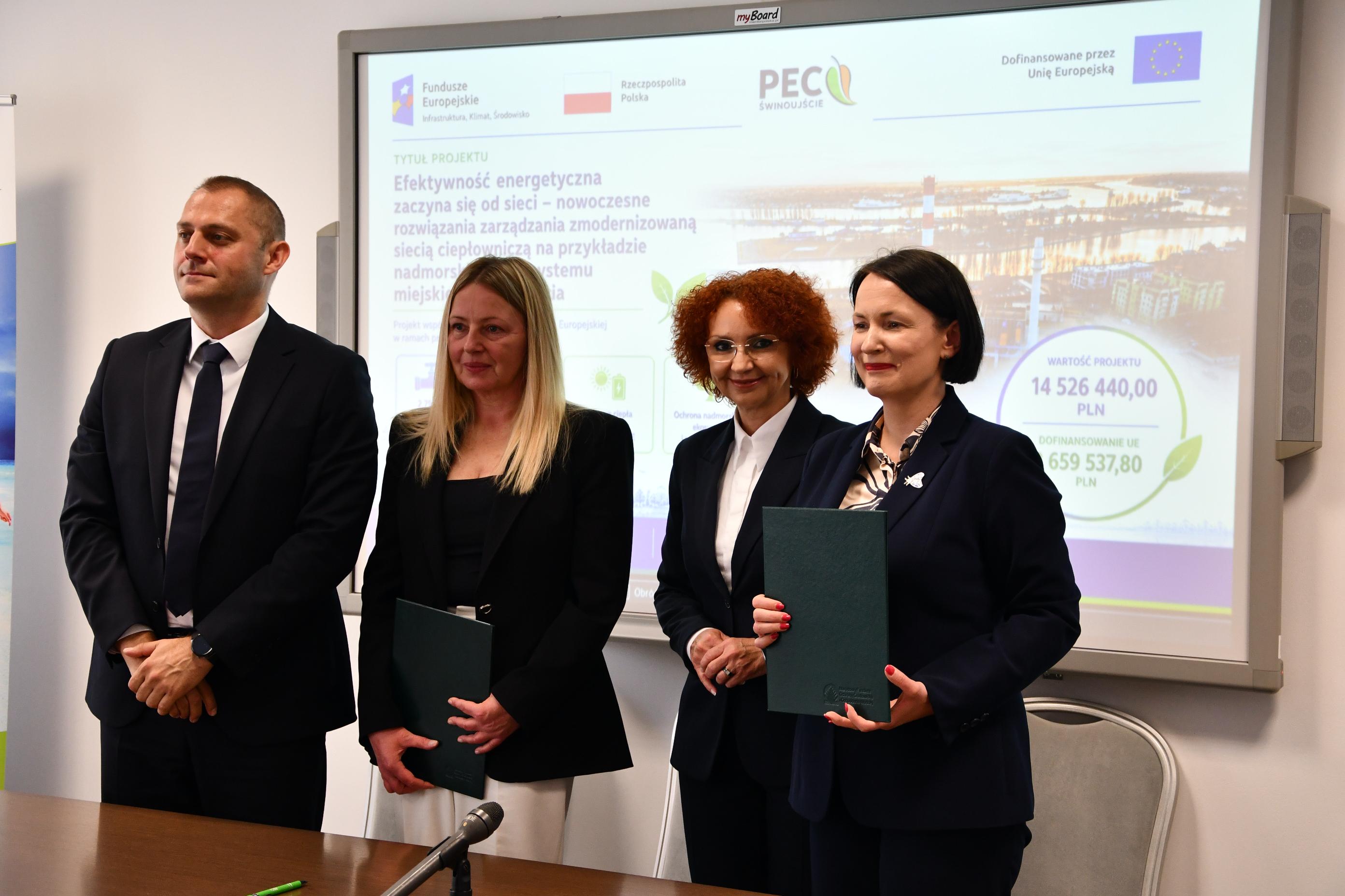 Blisko 8,7 mln zł unijnego wsparcia dla PEC. Podpisano umowę na modernizację sieci ciepłowniczej