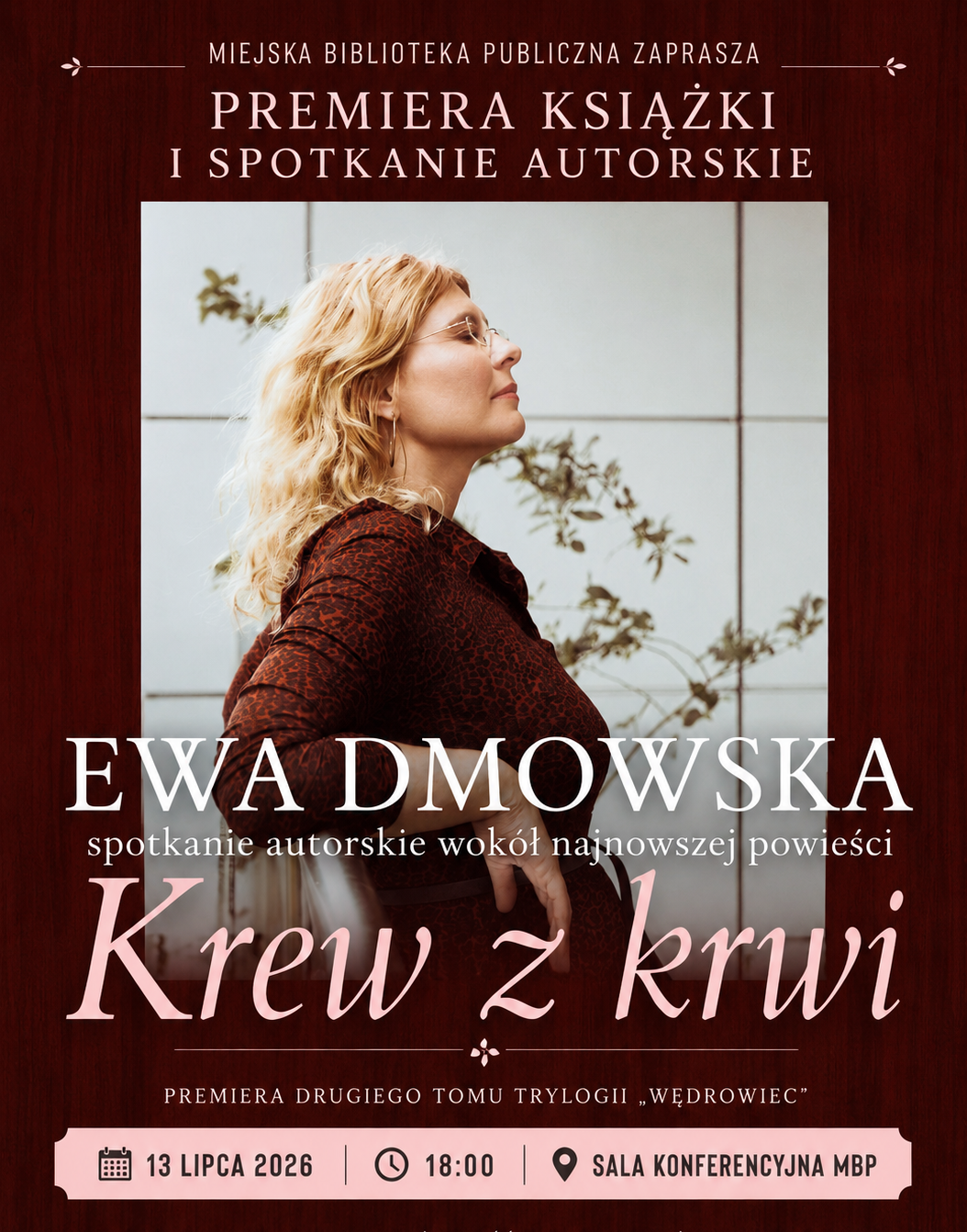 Premiera książki „Krew z Krwi” w świnoujskiej bibliotece