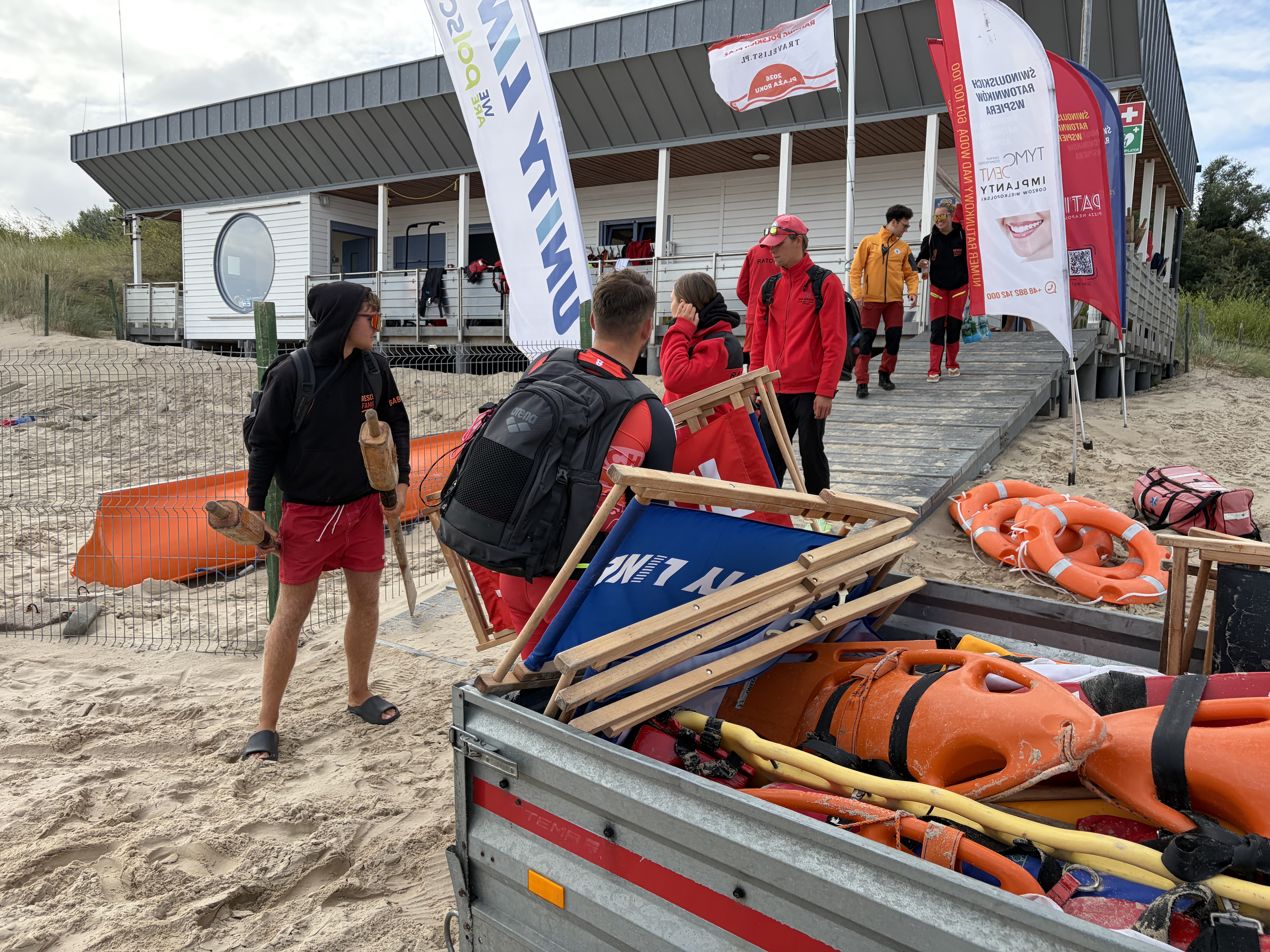 Ostatni weekend z ratownikami na świnoujskiej plaży. W niedzielę zakończy się sezon kąpieliskowy